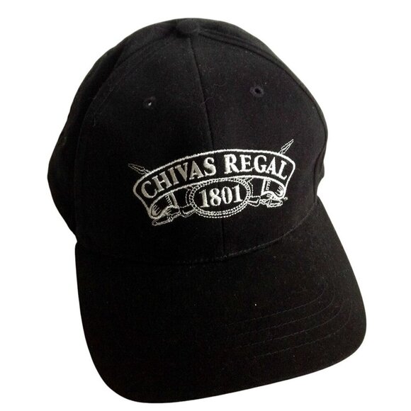 Chivas Regal 1801 Black Baseball Hat Cap - Picture 1 of 3